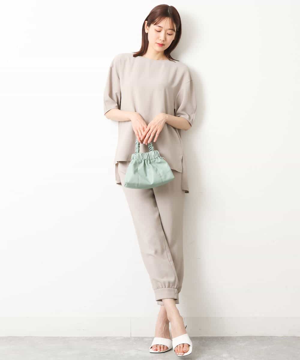 FKLGS41150 MK MICHEL KLEIN(MK ミッシェルクラン) ジョガーパンツ/UVカット/洗える ベージュ
