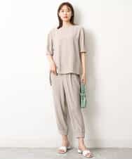 FKLGS41150 MK MICHEL KLEIN(MK ミッシェルクラン) ジョガーパンツ/UVカット/洗える ベージュ
