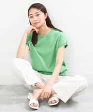 FKLGS50160 MK MICHEL KLEIN(MK ミッシェルクラン) ストレートワイドパンツ/洗える ホワイト
