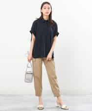 FKLGS56160 MK MICHEL KLEIN(MK ミッシェルクラン) 細身カーゴパンツ/洗える アイボリー