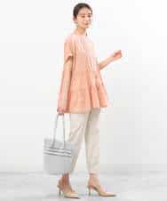 FKLGS56160 MK MICHEL KLEIN(MK ミッシェルクラン) 細身カーゴパンツ/洗える アイボリー