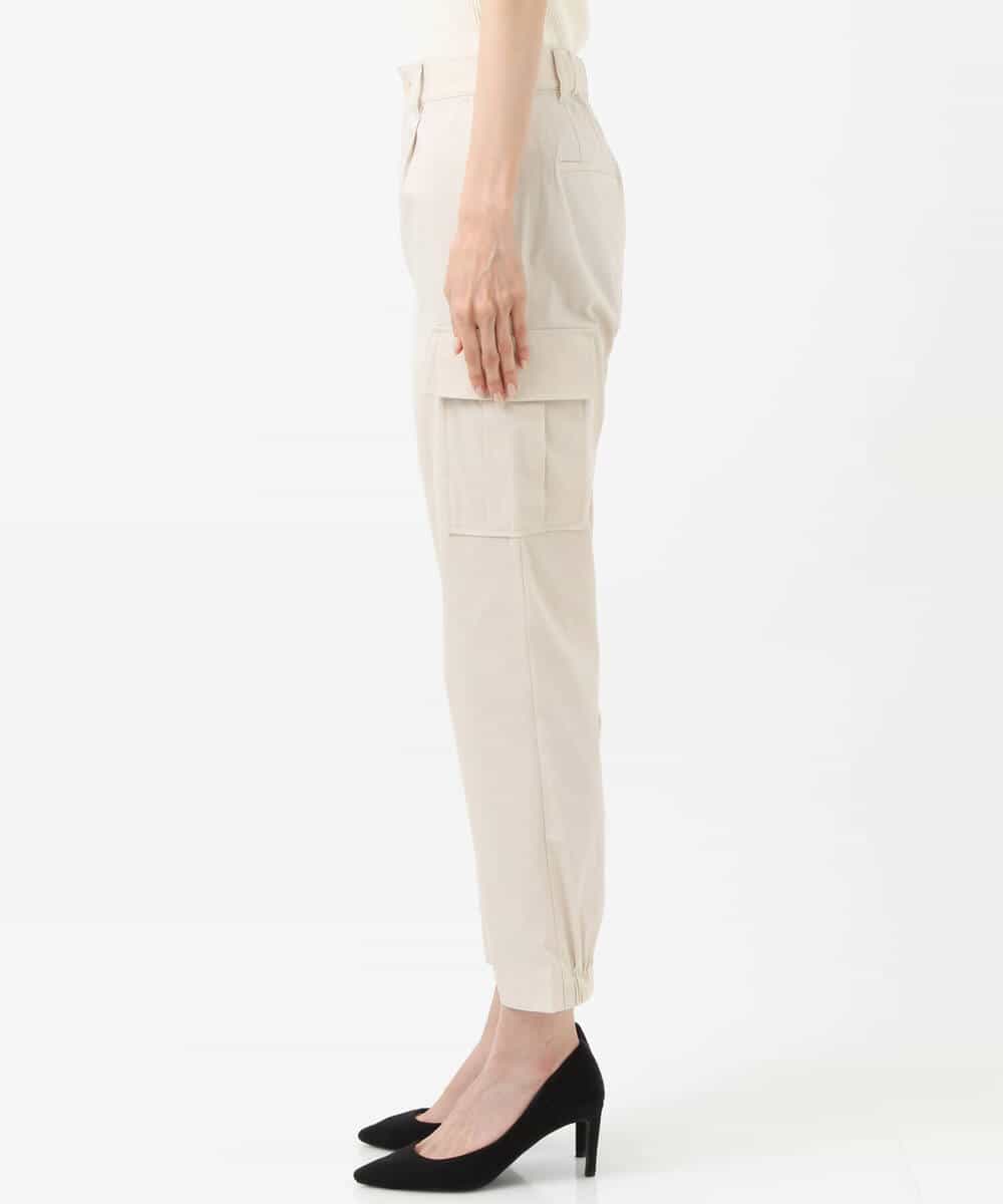 FKLGS56160 MK MICHEL KLEIN(MK ミッシェルクラン) 細身カーゴパンツ/洗える アイボリー