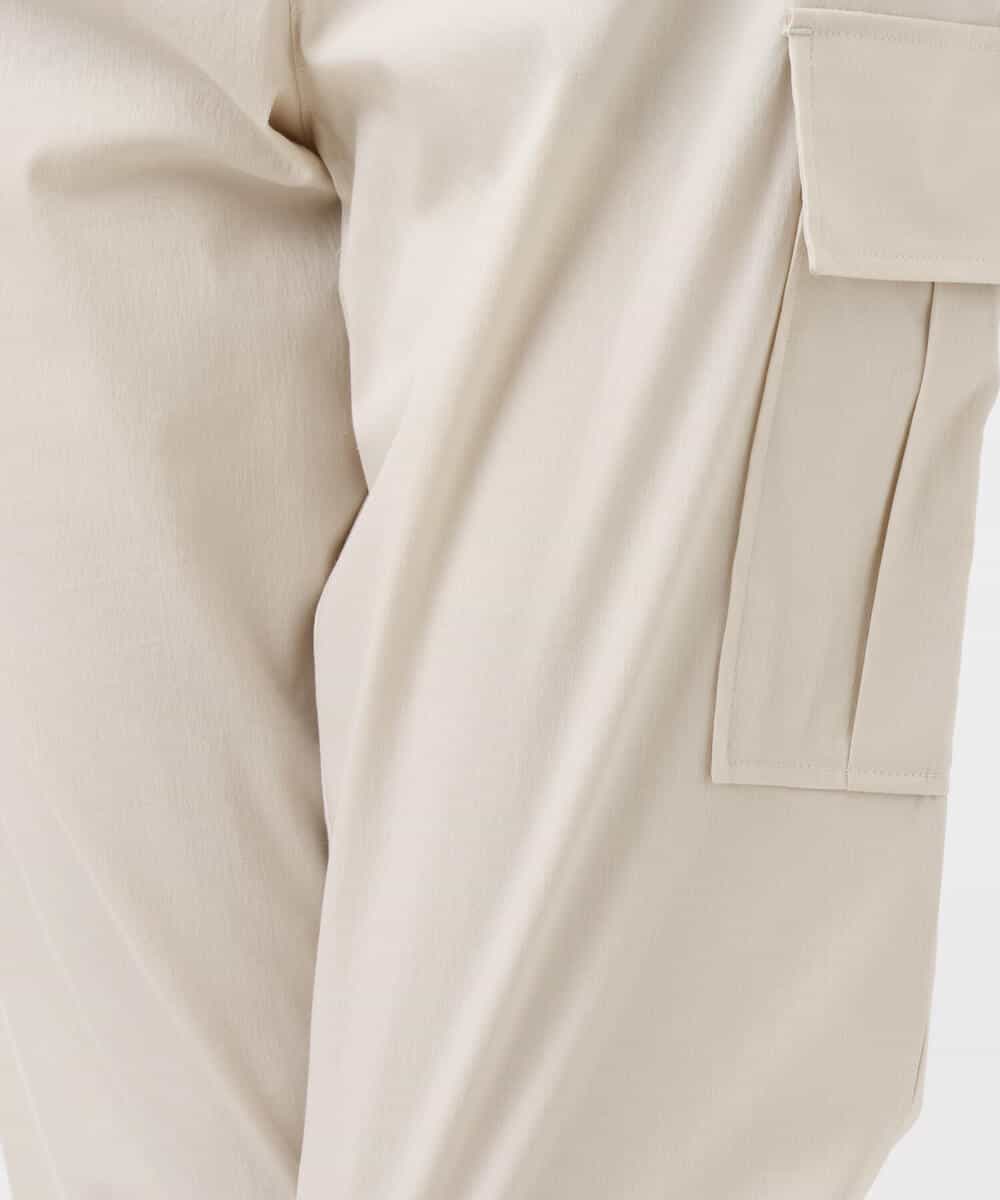 FKLGS56160 MK MICHEL KLEIN(MK ミッシェルクラン) 細身カーゴパンツ/洗える アイボリー