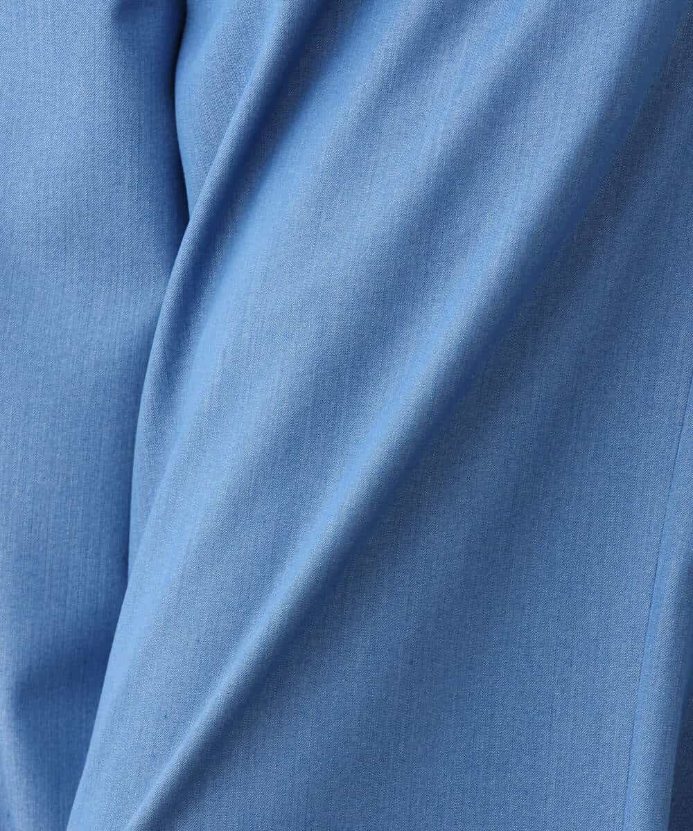 FKLGV30160 MK MICHEL KLEIN(MK ミッシェルクラン) デニムライクワイドパンツ/洗える ネイビー
