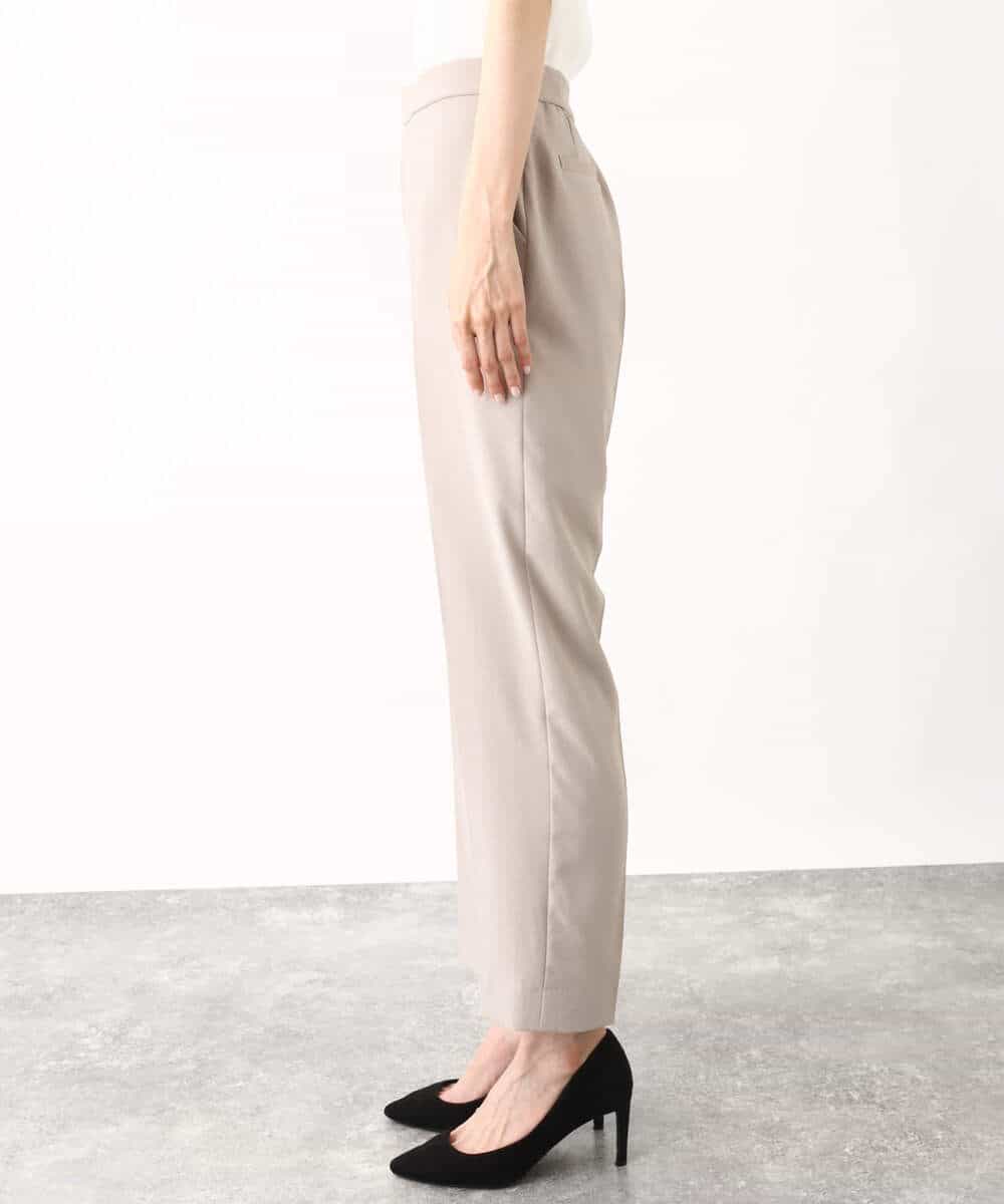 FKLGV58150 MK MICHEL KLEIN(MK ミッシェルクラン) ストレッチテーパードパンツ/UVカット/接触冷感/セットアップ対応/洗える ベージュ