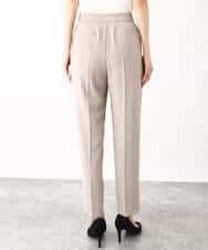 FKLGV58150 MK MICHEL KLEIN(MK ミッシェルクラン) ストレッチテーパードパンツ/UVカット/接触冷感/セットアップ対応/洗える ベージュ