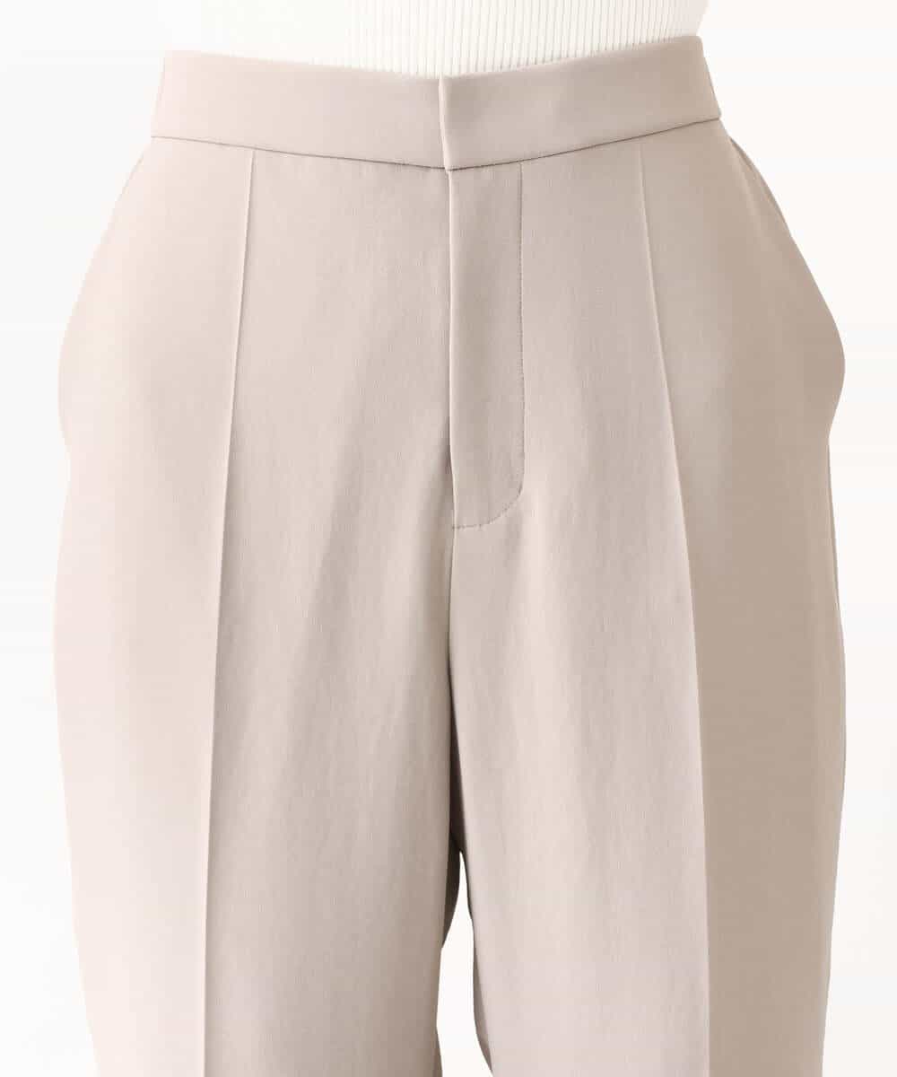 FKLGV58150 MK MICHEL KLEIN(MK ミッシェルクラン) ストレッチテーパードパンツ/UVカット/接触冷感/セットアップ対応/洗える ベージュ