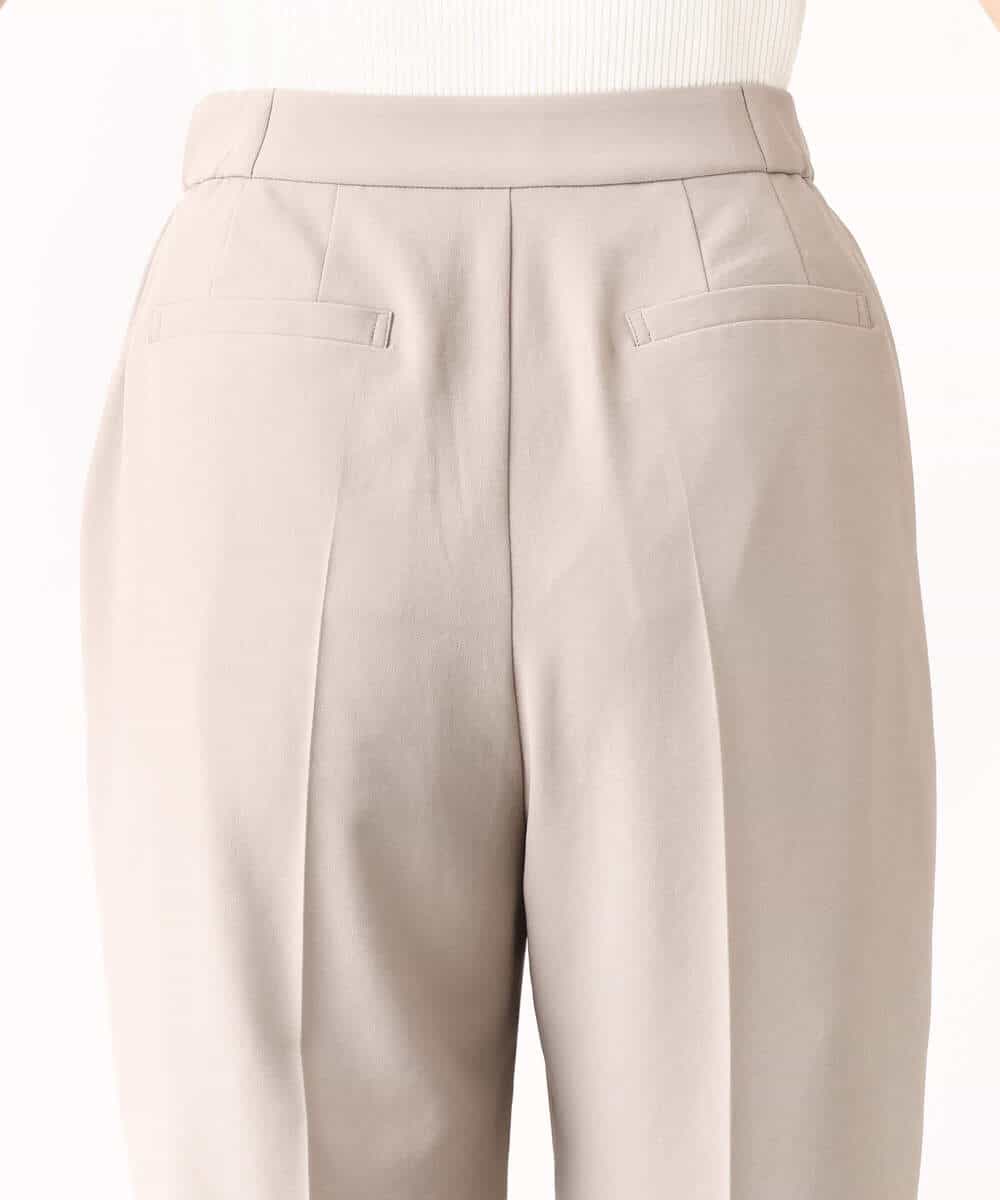 FKLGV58150 MK MICHEL KLEIN(MK ミッシェルクラン) ストレッチテーパードパンツ/UVカット/接触冷感/セットアップ対応/洗える ベージュ