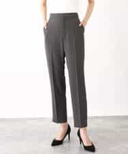 FKLGV58150 MK MICHEL KLEIN(MK ミッシェルクラン) ストレッチテーパードパンツ/UVカット/接触冷感/セットアップ対応/洗える ベージュ