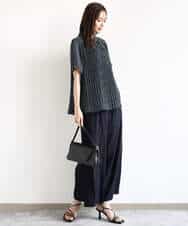 FKLHA62150 MK MICHEL KLEIN(MK ミッシェルクラン) リラクシーワイドパンツ/UVカット/接触冷感/洗える ベージュ