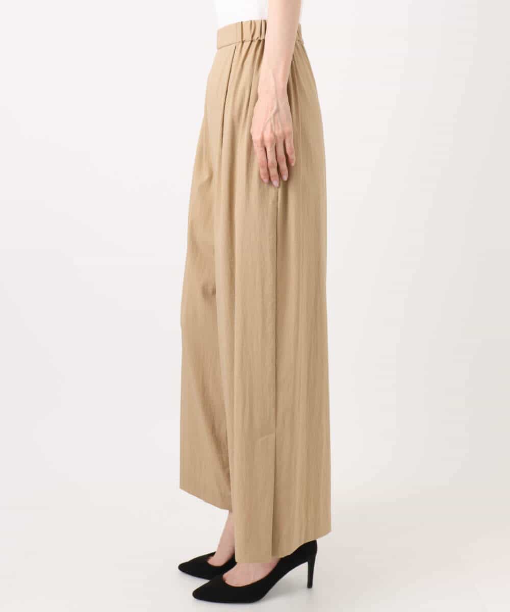 FKLHA62150 MK MICHEL KLEIN(MK ミッシェルクラン) リラクシーワイドパンツ/UVカット/接触冷感/洗える ベージュ