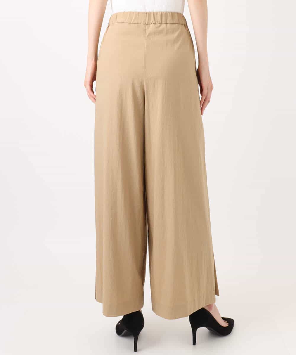 FKLHA62150 MK MICHEL KLEIN(MK ミッシェルクラン) リラクシーワイドパンツ/UVカット/接触冷感/洗える ベージュ