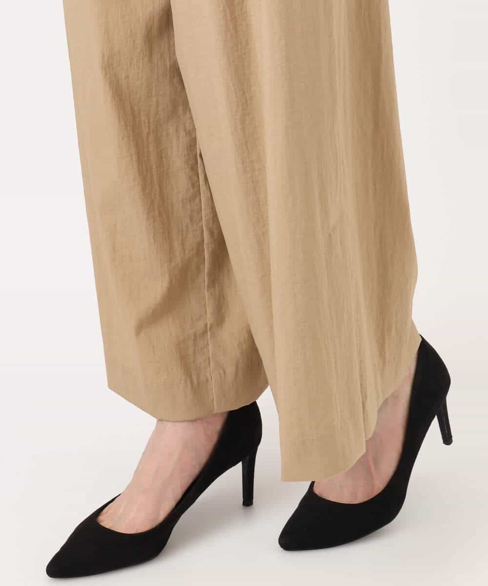 FKLHA62150 MK MICHEL KLEIN(MK ミッシェルクラン) リラクシーワイドパンツ/UVカット/接触冷感/洗える ベージュ