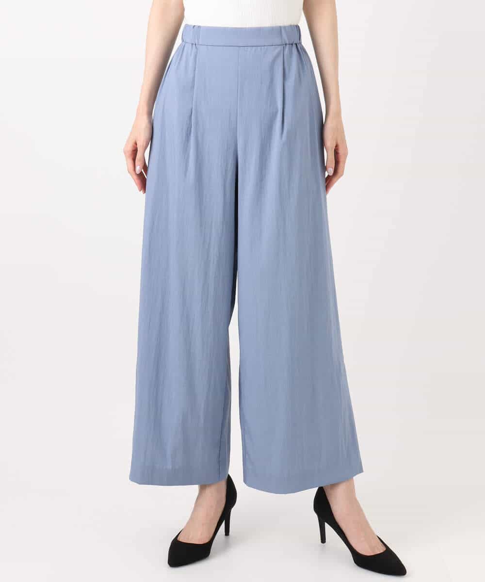 FKLHA62150 MK MICHEL KLEIN(MK ミッシェルクラン) リラクシーワイドパンツ/UVカット/接触冷感/洗える ベージュ