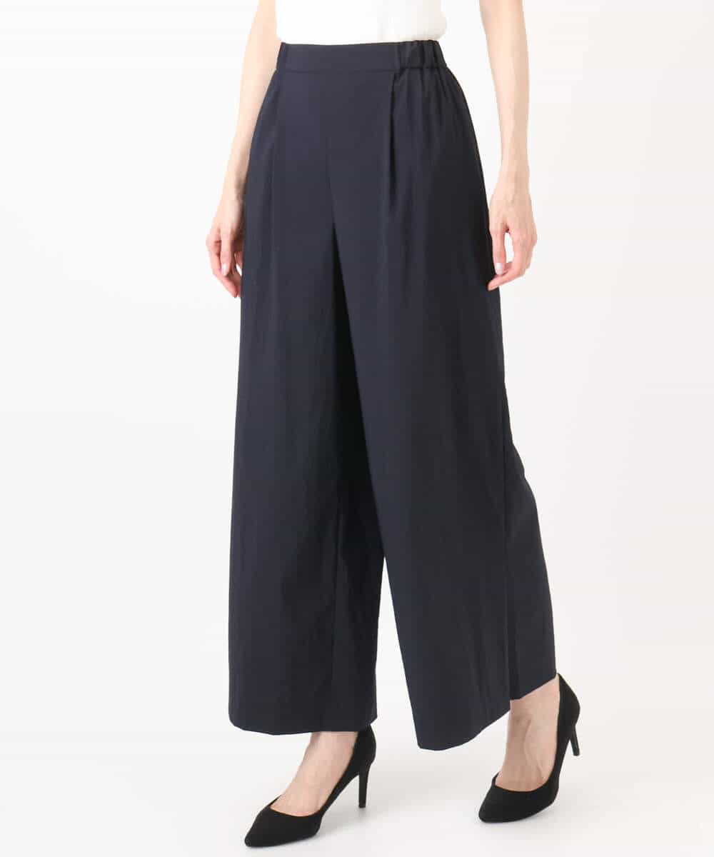 FKLHA62150 MK MICHEL KLEIN(MK ミッシェルクラン) リラクシーワイドパンツ/UVカット/接触冷感/洗える ベージュ