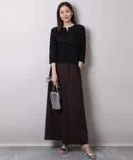 FKLHA68160 MK MICHEL KLEIN(MK ミッシェルクラン) 2タックワイドパンツ/洗える ベージュ