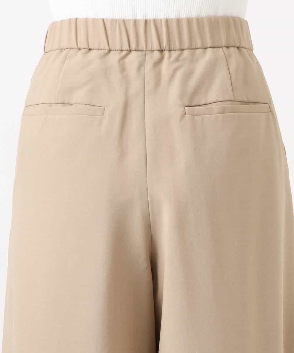 FKLHA68160 MK MICHEL KLEIN(MK ミッシェルクラン) 2タックワイドパンツ/洗える ベージュ