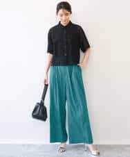 FKLHD60150 MK MICHEL KLEIN(MK ミッシェルクラン) [接触冷感/洗える]リラクシーワイドパンツ ベージュ