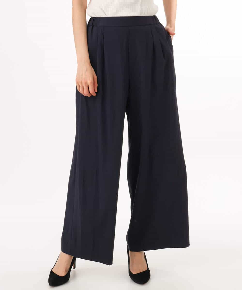 FKLHD60150 MK MICHEL KLEIN(MK ミッシェルクラン) [接触冷感/洗える]リラクシーワイドパンツ ベージュ