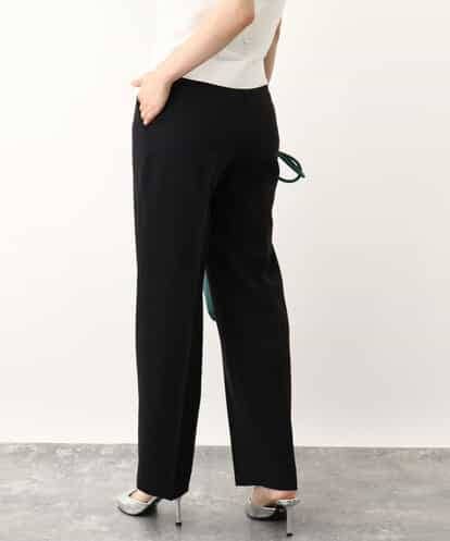 FKLIV16160 MK MICHEL KLEIN ワイドストレートパンツ/洗える
