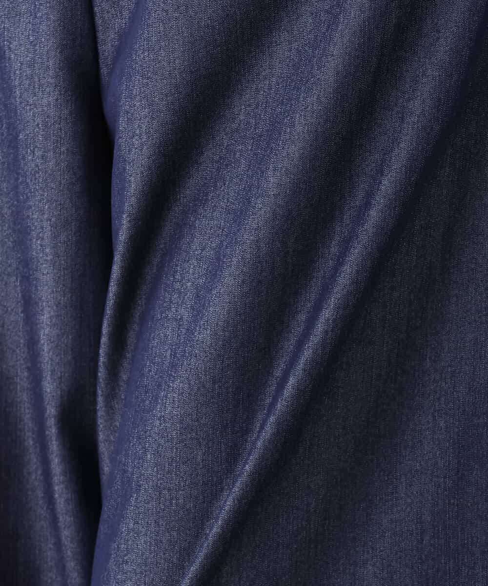 FKLIW10150 MK MICHEL KLEIN(MK ミッシェルクラン) デニムライク リラクシーシルエットイージーワイドパンツ/洗える ネイビー