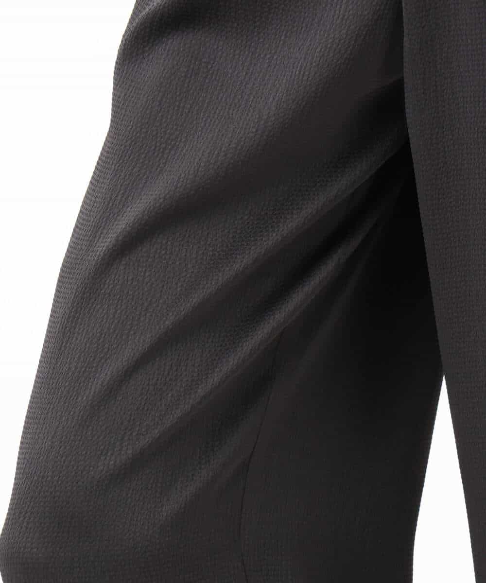 FKLJA71160 MK MICHEL KLEIN(MK ミッシェルクラン) 2タックワイドパンツ/洗える グレー