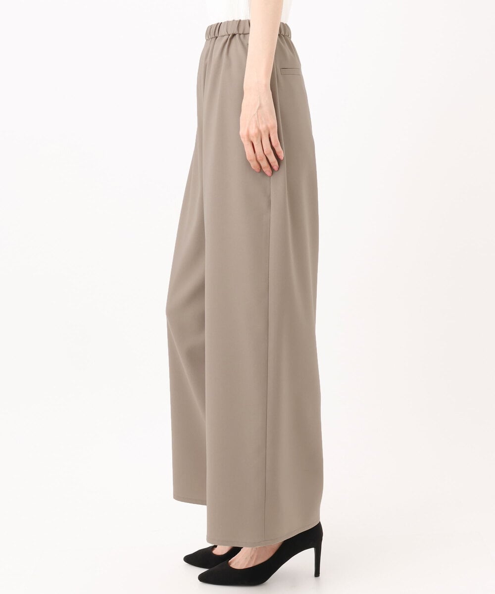 FKLJA76160 MK MICHEL KLEIN(MK ミッシェルクラン) リラクシーワイドパンツ/UVカット/接触冷感/洗える ベージュ