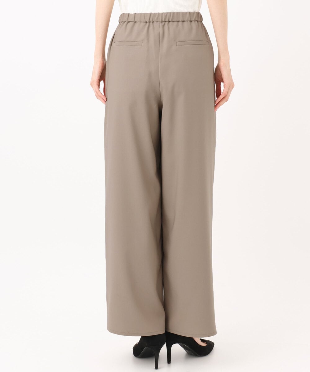 FKLJA76160 MK MICHEL KLEIN(MK ミッシェルクラン) リラクシーワイドパンツ/UVカット/接触冷感/洗える ベージュ