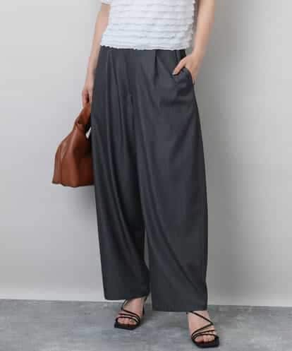 FKLJA80150 MK MICHEL KLEIN ソフトデニムライクバレルパンツ/洗える