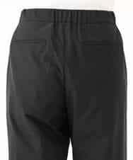 FKLJD30170 MK MICHEL KLEIN(MK ミッシェルクラン) [洗える]センタースリット入りストレッチパンツ ブラック