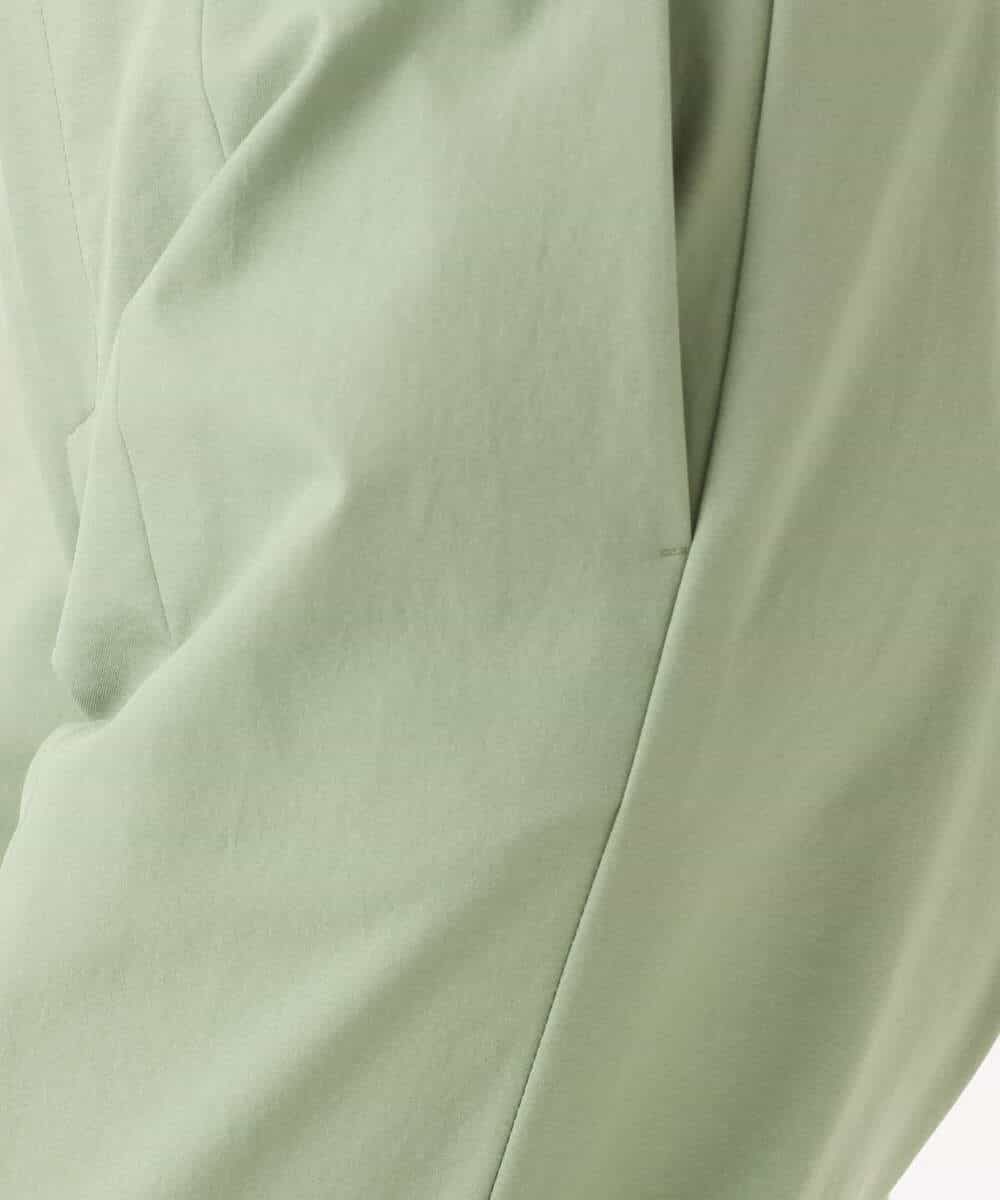 FKLJD30170 MK MICHEL KLEIN(MK ミッシェルクラン) [洗える]センタースリット入りストレッチパンツ ブラック