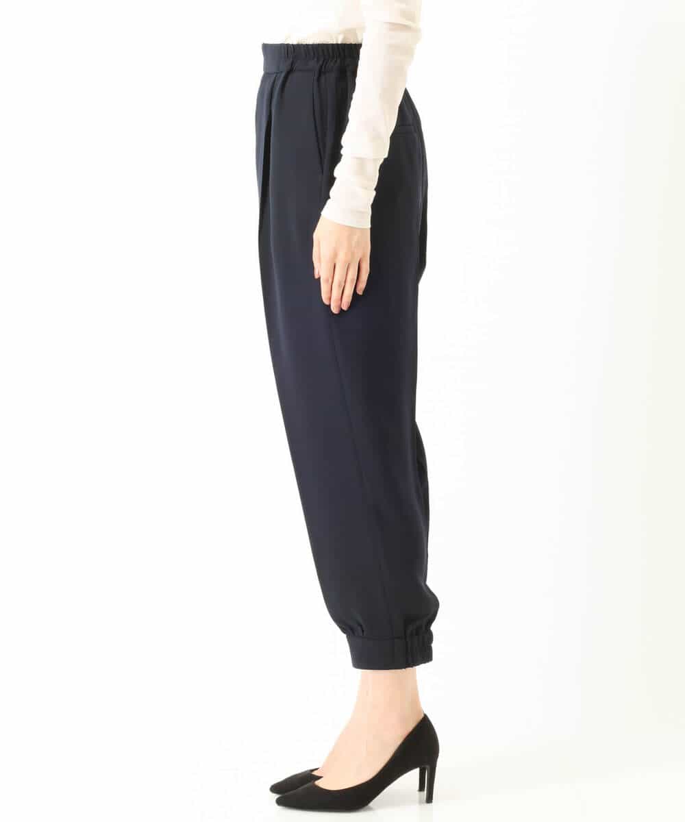 FKLJP38150 MK MICHEL KLEIN(MK ミッシェルクラン) ジョガーパンツ/洗える ネイビー