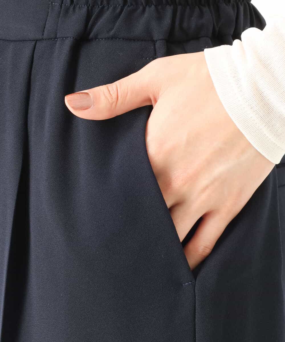 FKLJP38150 MK MICHEL KLEIN(MK ミッシェルクラン) ジョガーパンツ/洗える ネイビー