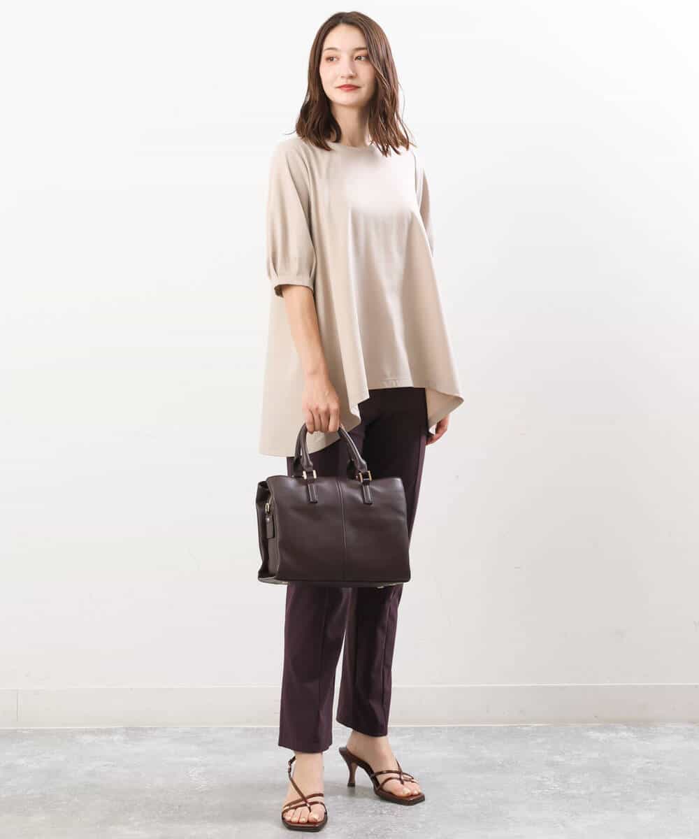 FKLJS20160 MK MICHEL KLEIN(MK ミッシェルクラン) ハイストレッチ細身パンツ/洗える ワイン