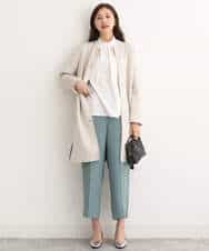 FKLJS30160 MK MICHEL KLEIN(MK ミッシェルクラン) ワイドクロップドパンツ/洗える ミント
