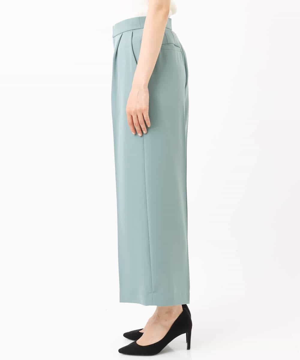 FKLJS30160 MK MICHEL KLEIN(MK ミッシェルクラン) ワイドクロップドパンツ/洗える ミント