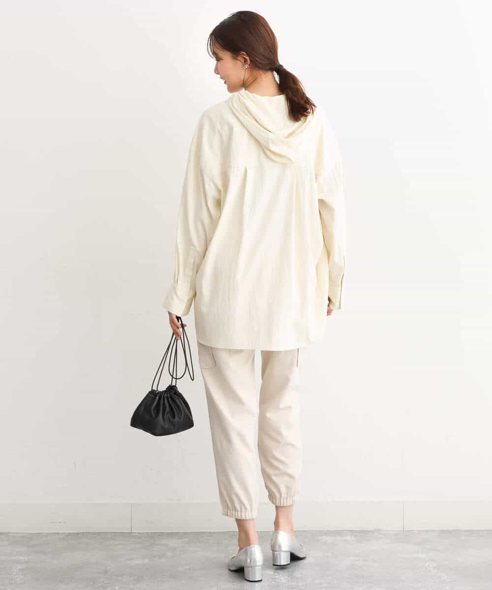 FKLJS32160 MK MICHEL KLEIN(MK ミッシェルクラン) 微起毛カーゴパンツ/洗える モカ