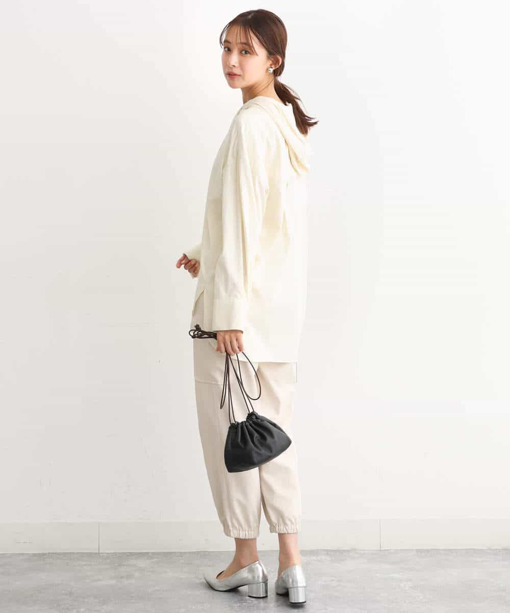 FKLJS32160 MK MICHEL KLEIN(MK ミッシェルクラン) 微起毛カーゴパンツ/洗える モカ