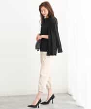 FKLJS32160 MK MICHEL KLEIN(MK ミッシェルクラン) 微起毛カーゴパンツ/洗える モカ