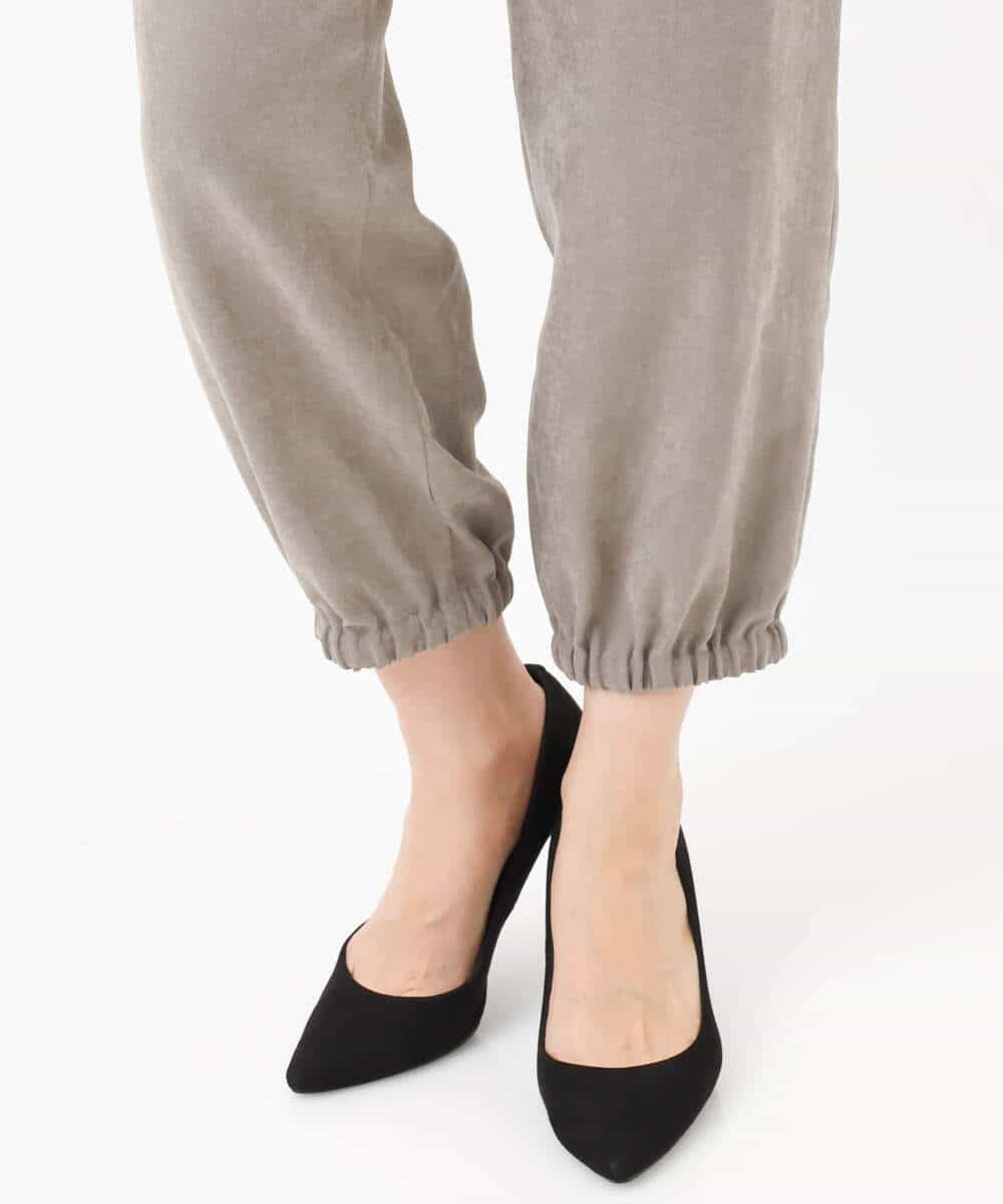 FKLJS32160 MK MICHEL KLEIN(MK ミッシェルクラン) 微起毛カーゴパンツ/洗える モカ