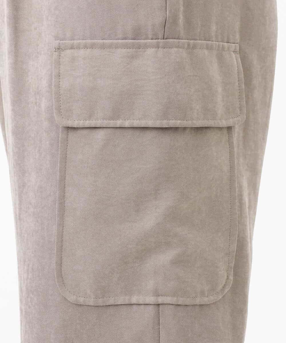 FKLJS32160 MK MICHEL KLEIN(MK ミッシェルクラン) 微起毛カーゴパンツ/洗える モカ