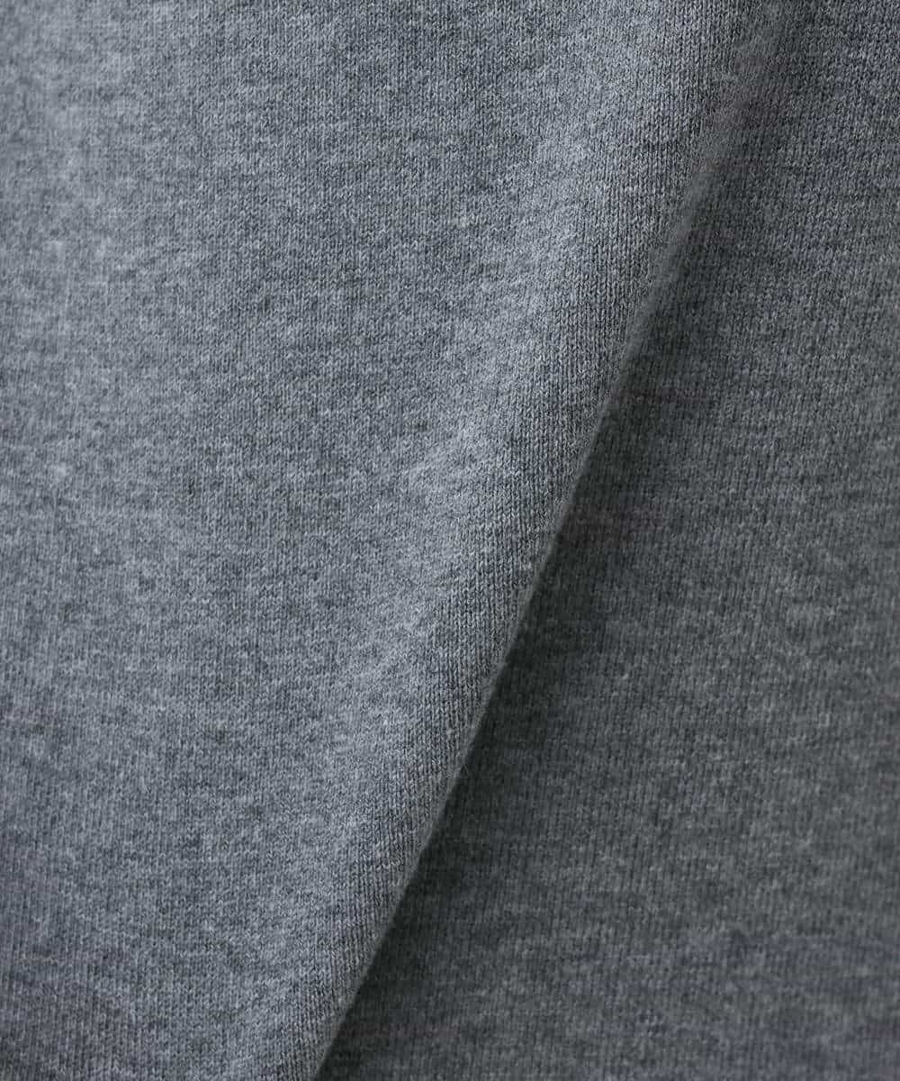 FKPAV09170 MK MICHEL KLEIN(MK ミッシェルクラン) バックパール調デザインニットワンピース/洗える グレー