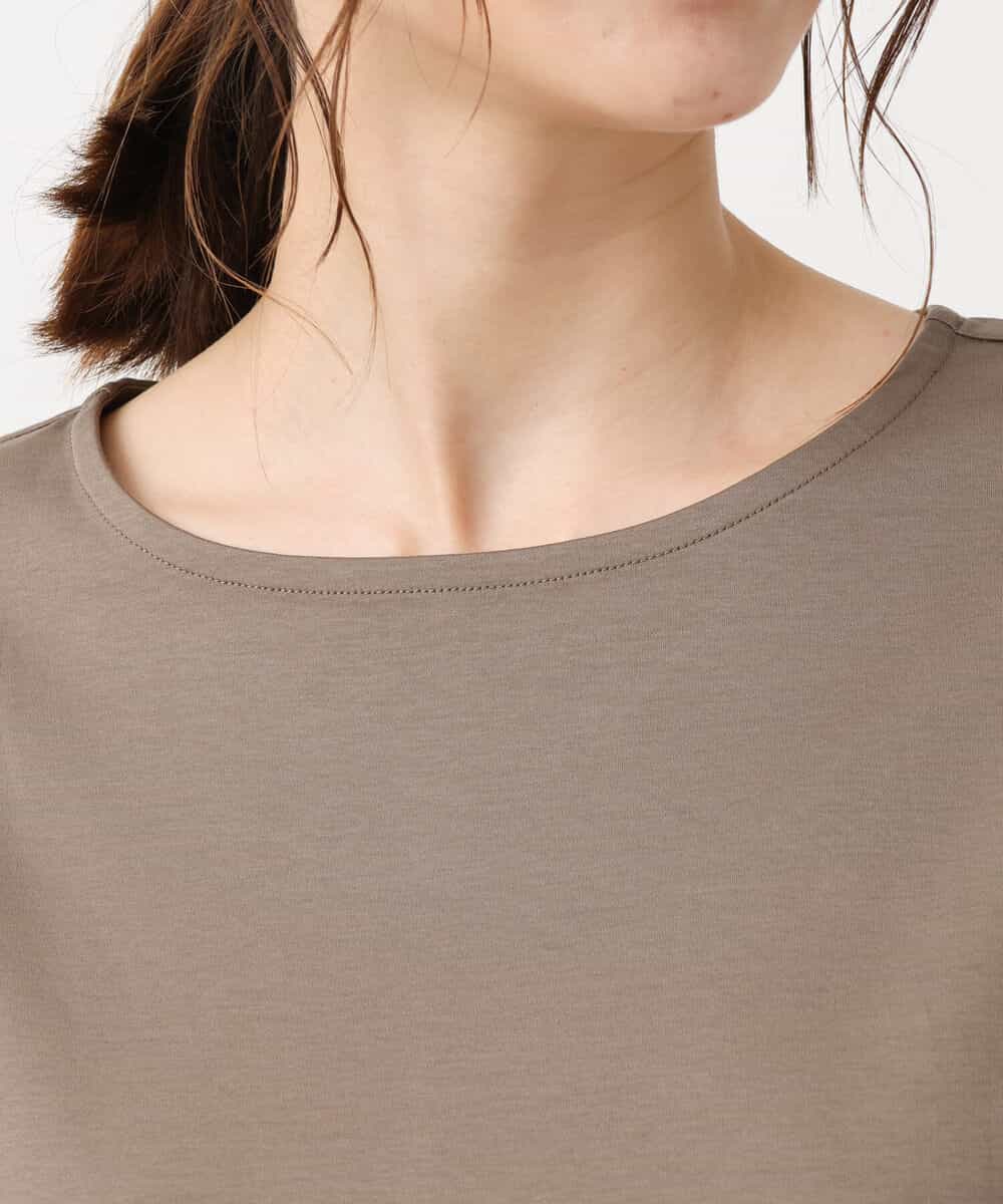 FKPIS04190 MK MICHEL KLEIN(MK ミッシェルクラン) ニットベスト×カットワンピース ツインセット/洗える ブラウン
