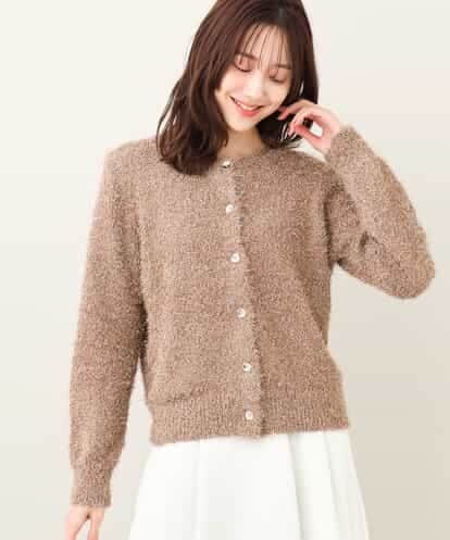 FKSAA30160 MK MICHEL KLEIN シャギーラメニット/洗える