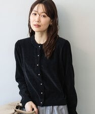 FKSAG45150 MK MICHEL KLEIN(MK ミッシェルクラン) [洗える]モールヤーンニットカーディガン ブラック