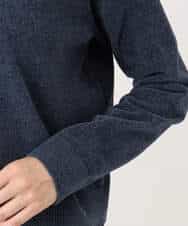 FKSAG45150 MK MICHEL KLEIN(MK ミッシェルクラン) [洗える]モールヤーンニットカーディガン ブルー