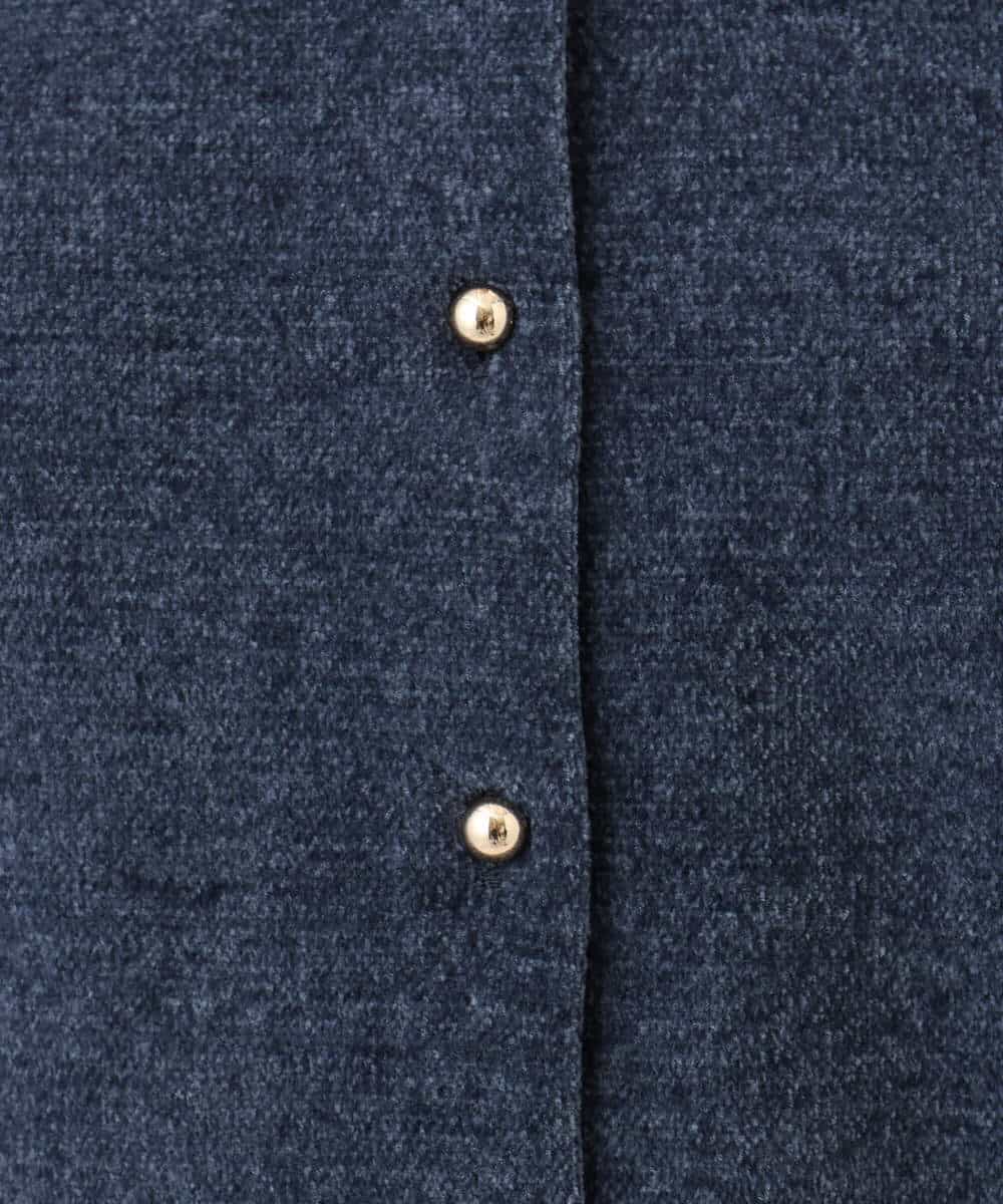 FKSAG45150 MK MICHEL KLEIN(MK ミッシェルクラン) [洗える]モールヤーンニットカーディガン ブルー