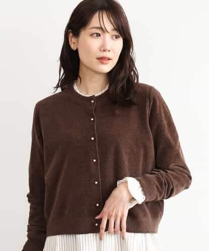 FKSAG45150 MK MICHEL KLEIN [洗える]モールヤーンニットカーディガン
