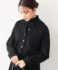 FKSAG56160 MK MICHEL KLEIN(MK ミッシェルクラン) [ウール100/洗える]SUPER FINE WOOLベーシックカーディガン グレー