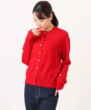 FKSAG56160 MK MICHEL KLEIN(MK ミッシェルクラン) [ウール100/洗える]SUPER FINE WOOLベーシックカーディガン グレー